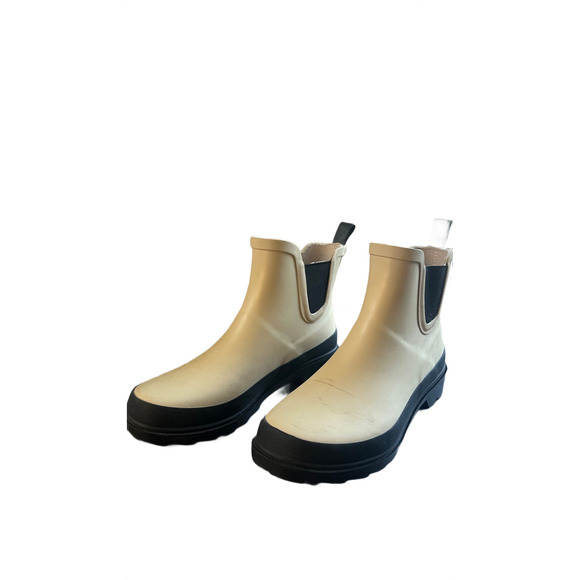 Black and Cream water Boots Size 6 - Picture 2 of 6